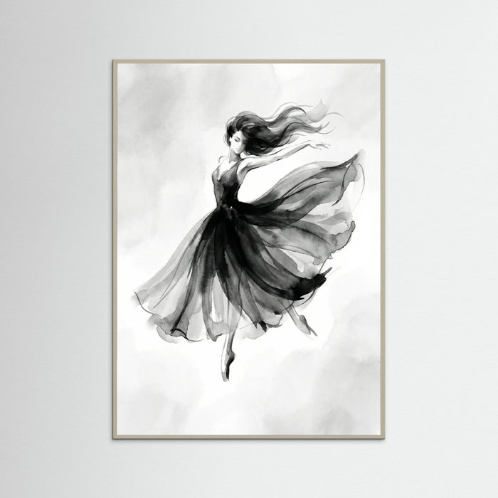 Grey Wood Elegant Silhouette