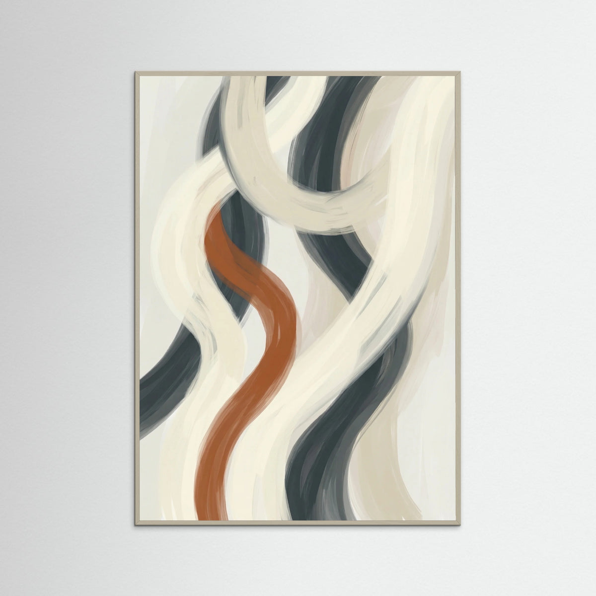 Grey Wood Embracing Forms