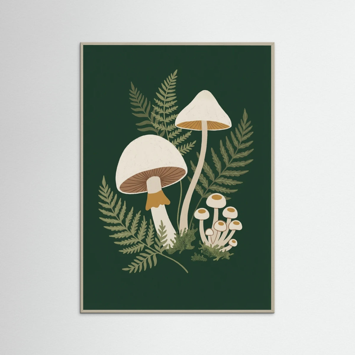 Grey Wood Emerald Florals