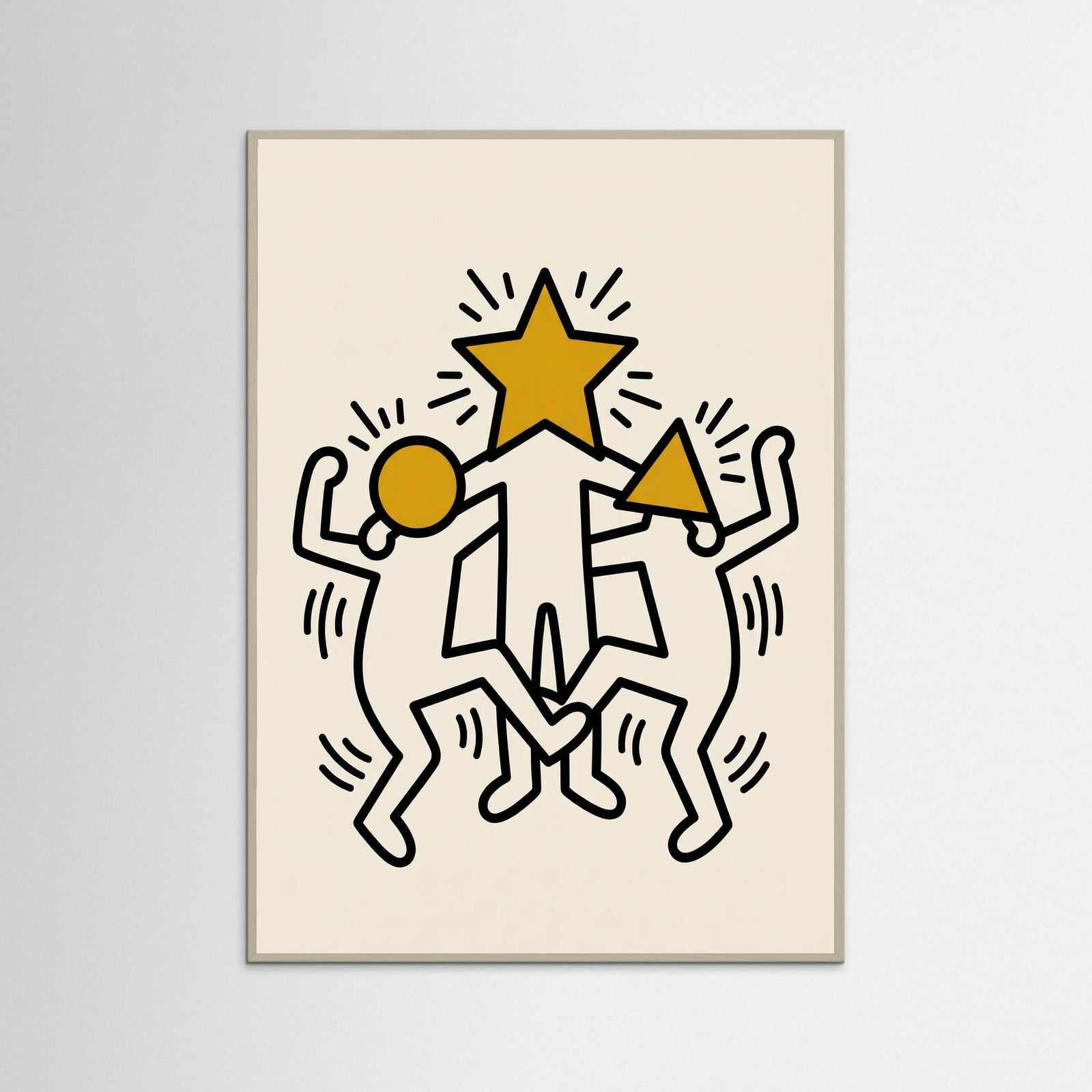 Grey Wood Energetic Bloom Dancer