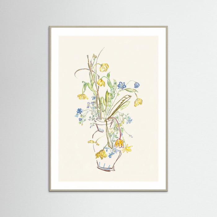Grey Wood Ephemeral Blossom Sketch