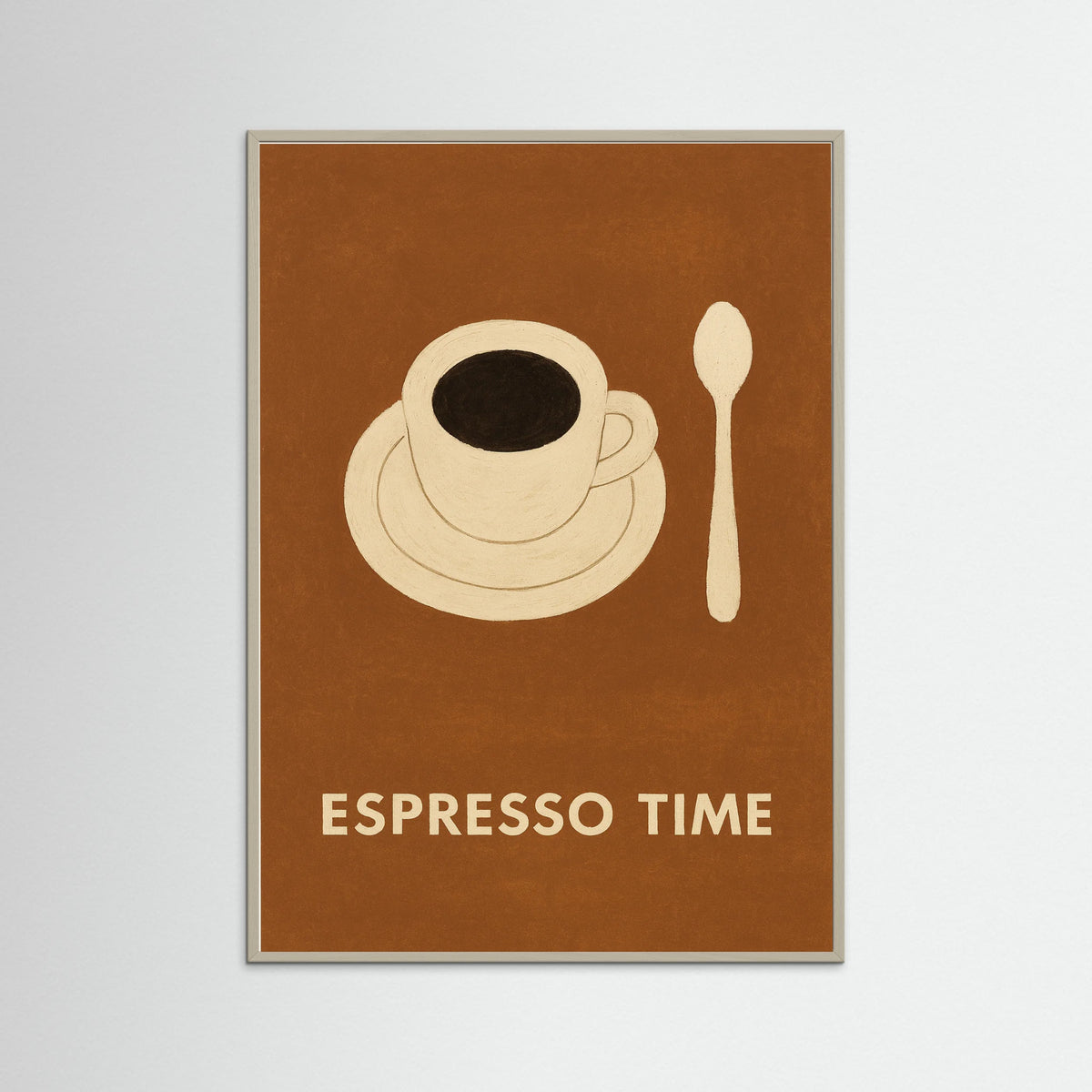 Grey Wood Espresso Time