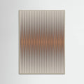 Euphoria - Gray and Orange Poster – plakat og kunsttryk