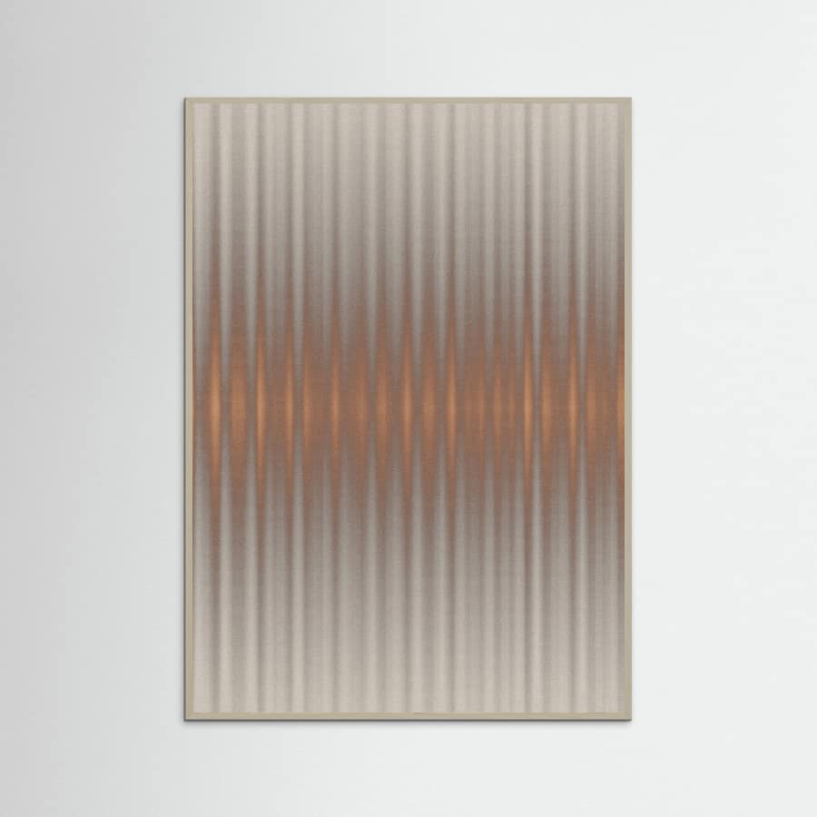 Euphoria - Gray and Orange Poster – plakat og kunsttryk