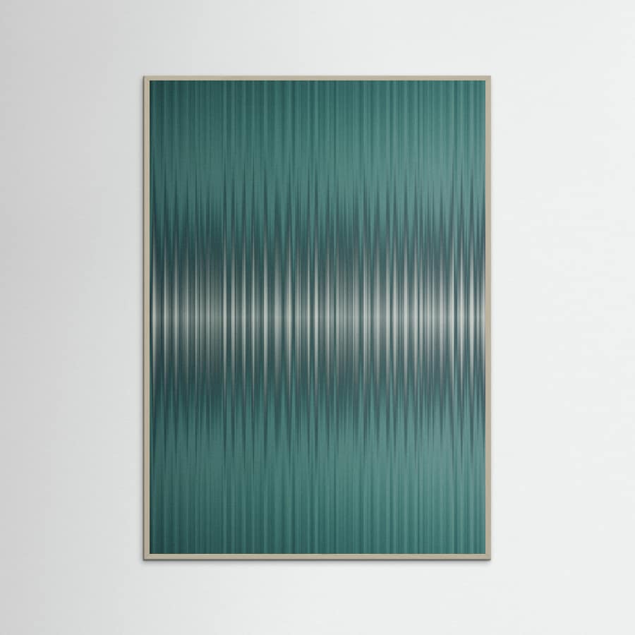 Póster Euphoria - Green and White – póster e impresión artística