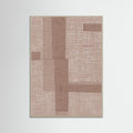 Grey Wood Fabric Pattern Collage No.5 Poster