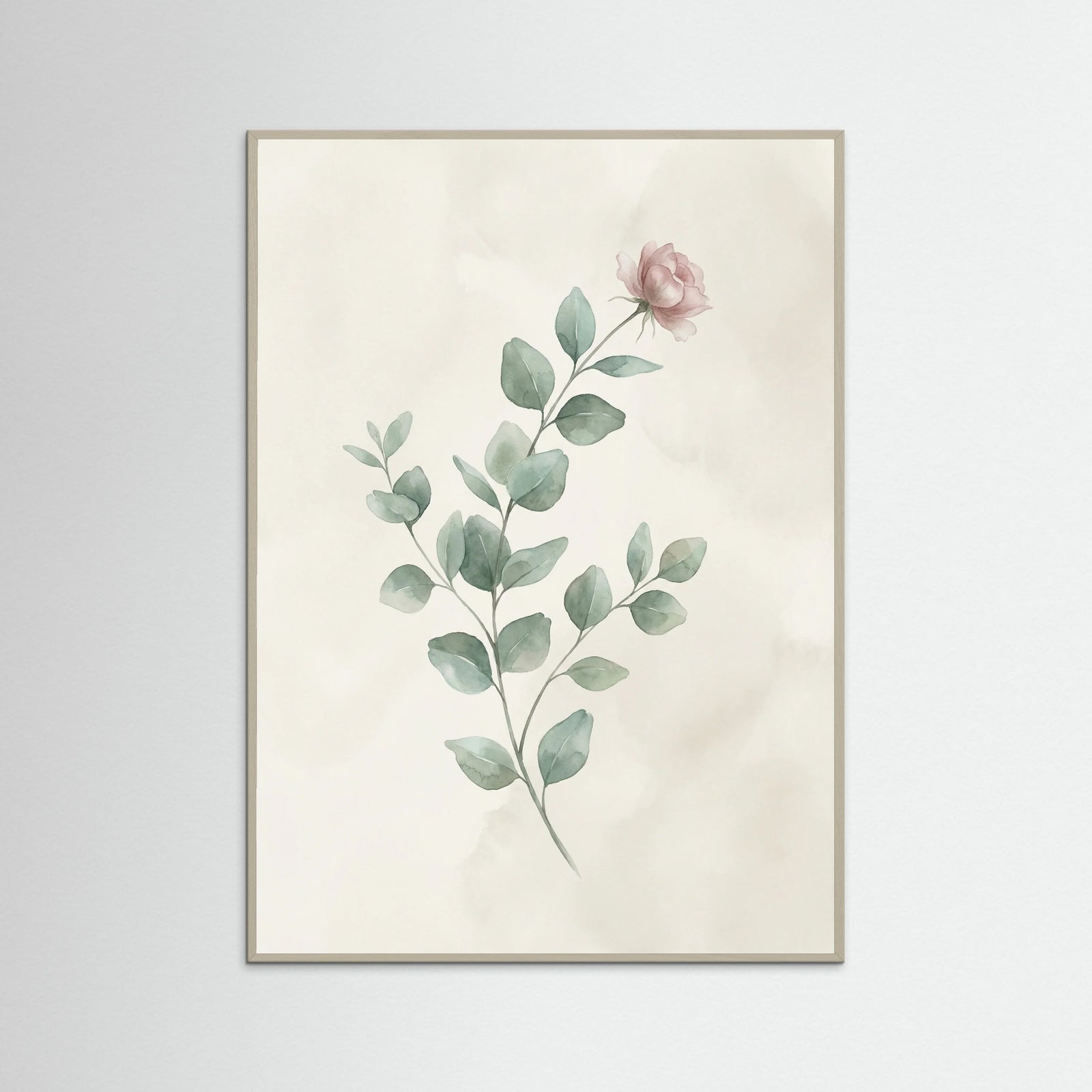 Grey Wood Faded Meadow Blooms