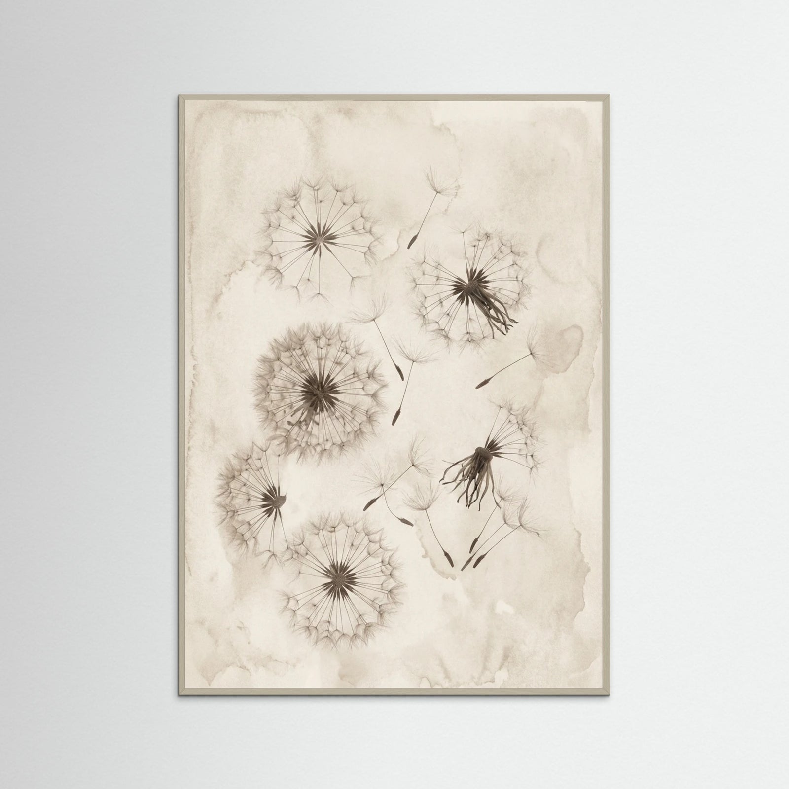 Grey Wood Fading Botanicals