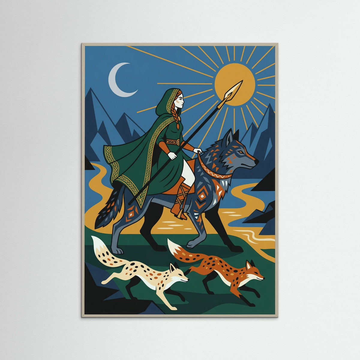 Grey Wood Falconers Green Hunt