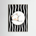 Grey Wood Feline Embrace