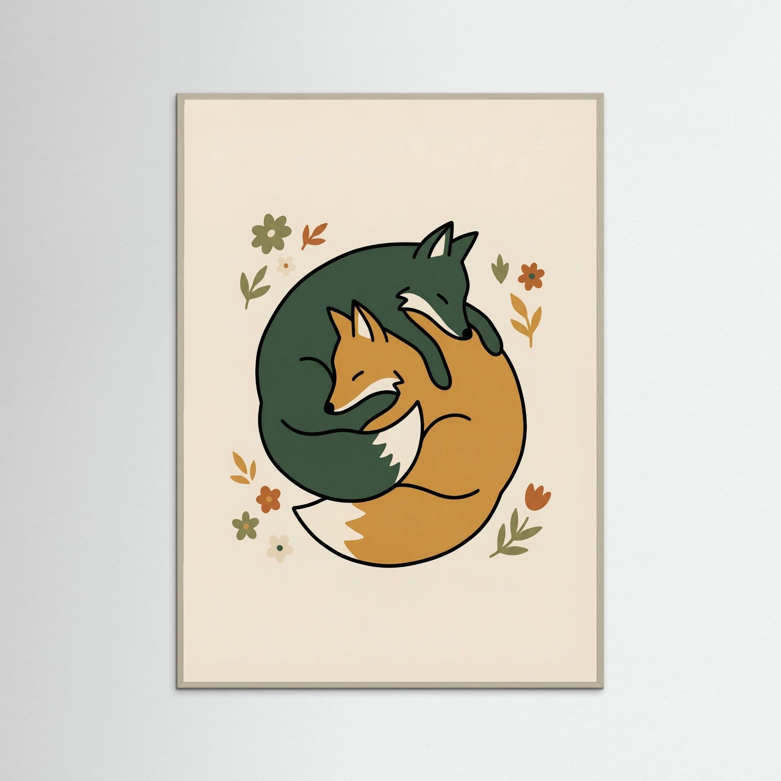 Grey Wood Feline Harmony