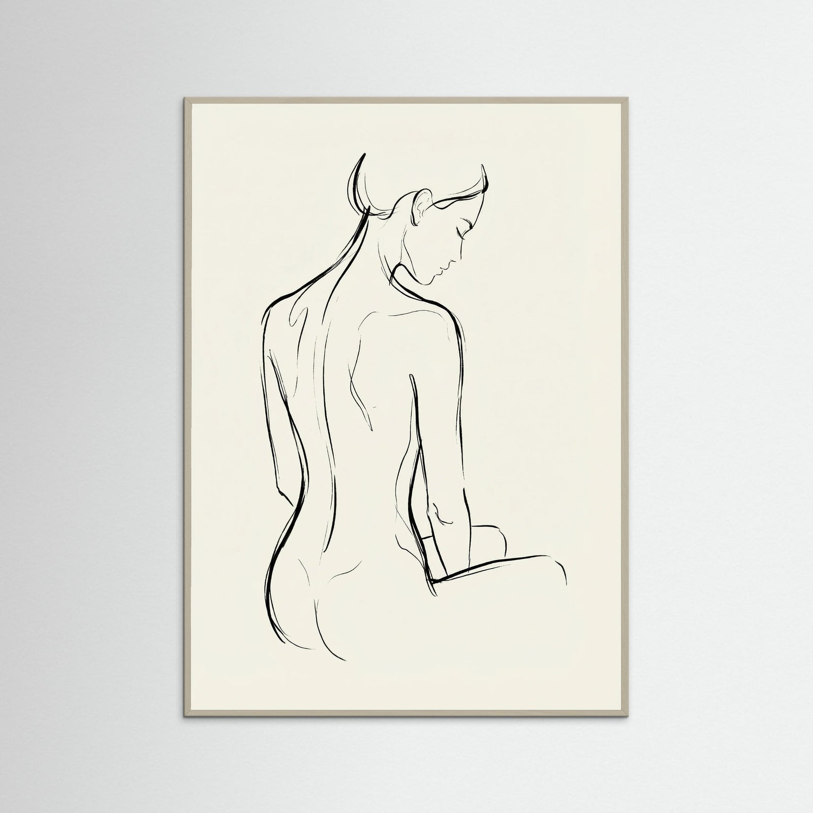 Grey Wood Feminine Form