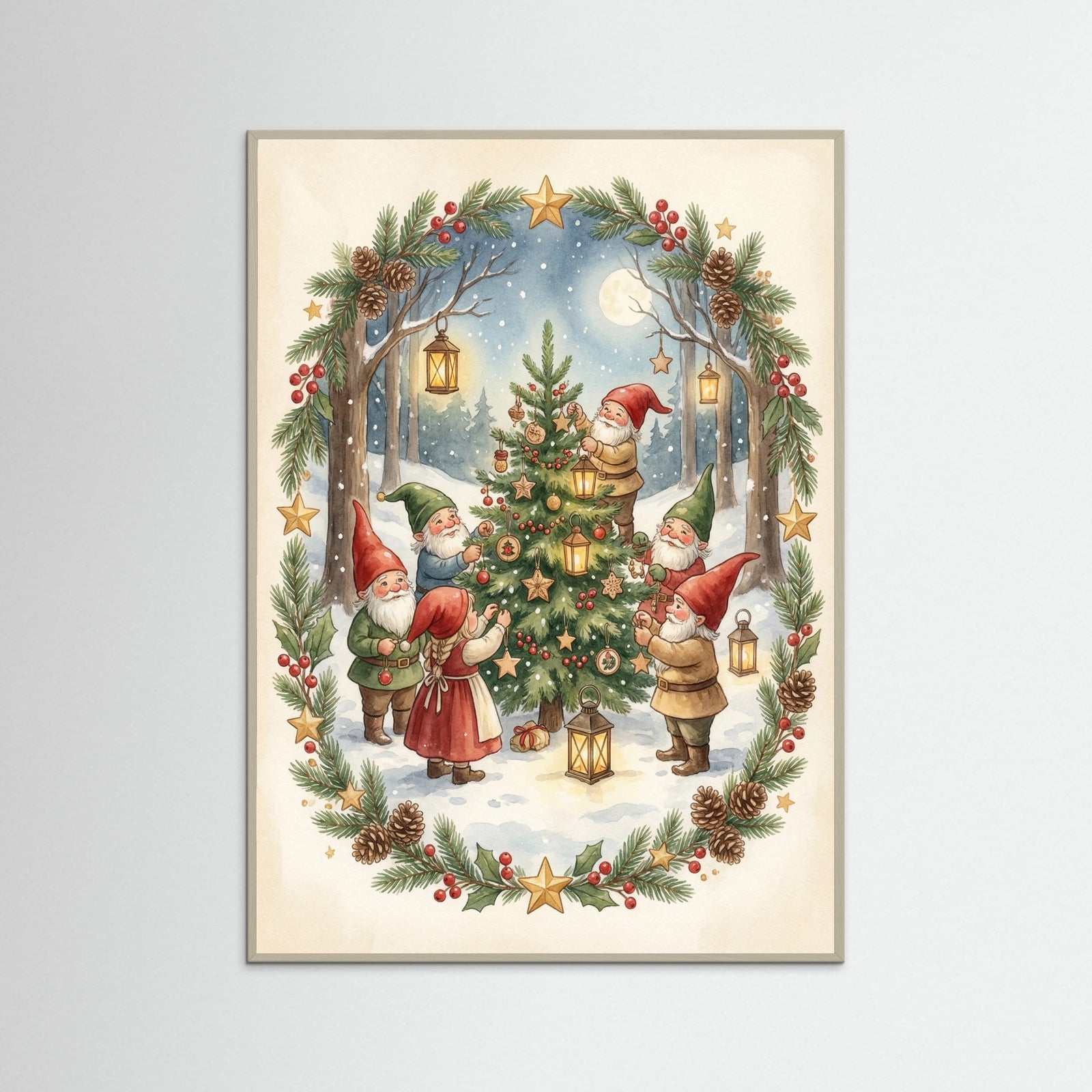 Grey Wood Festive Gnome Feast