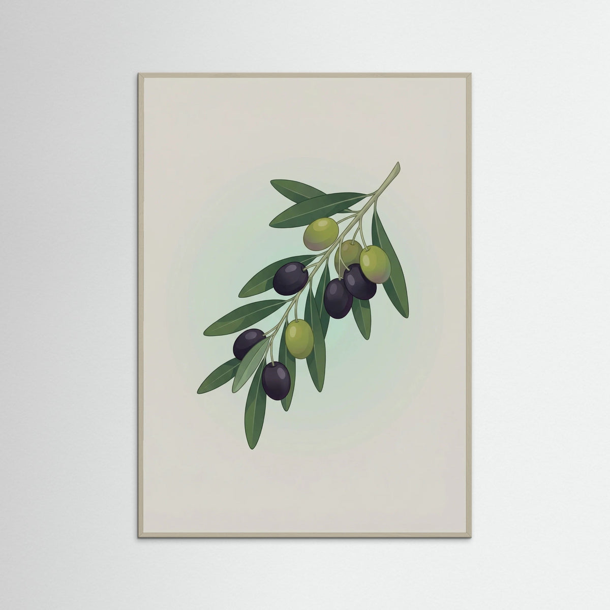 Grey Wood Fig Branch in Vase