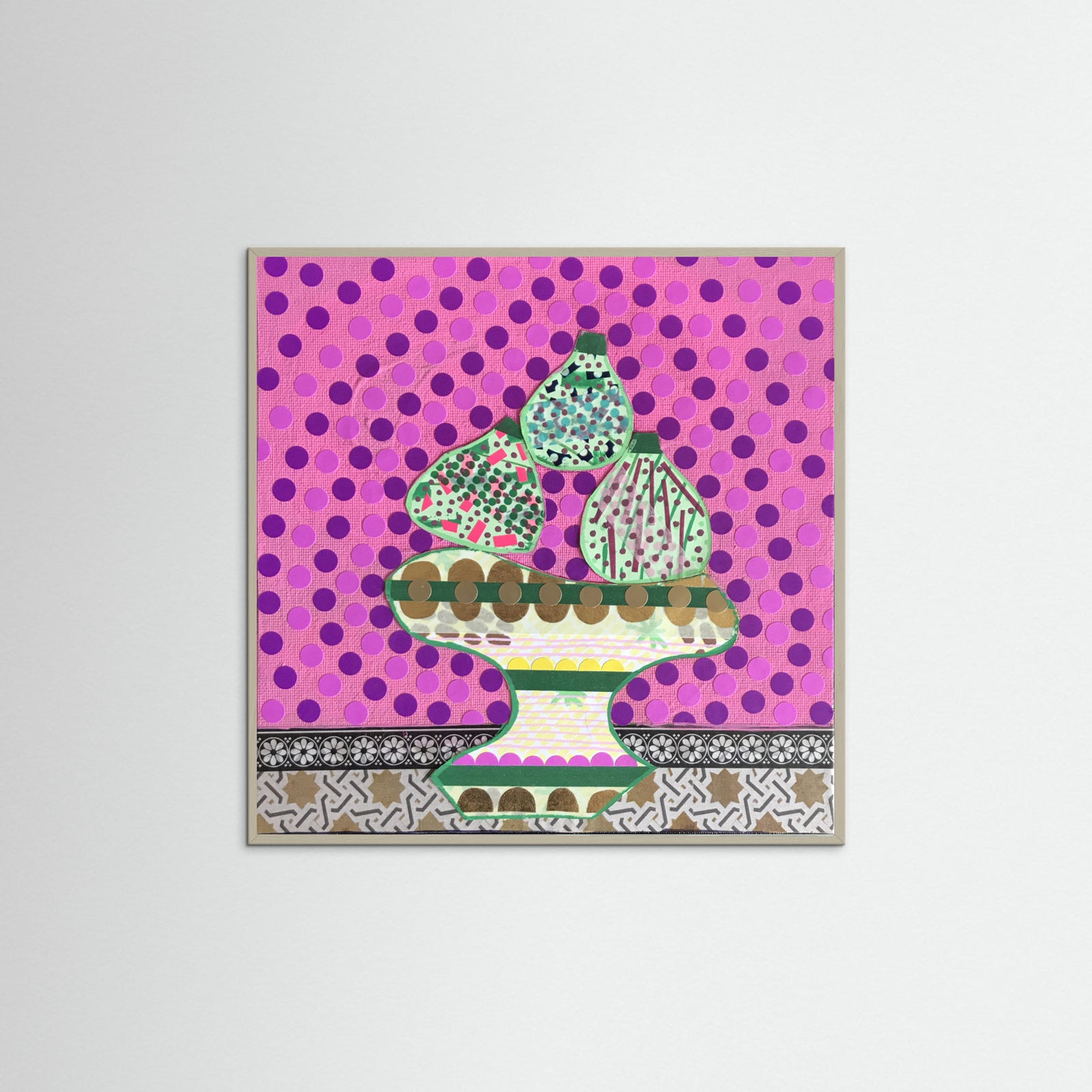 Grey Wood Figs Poster