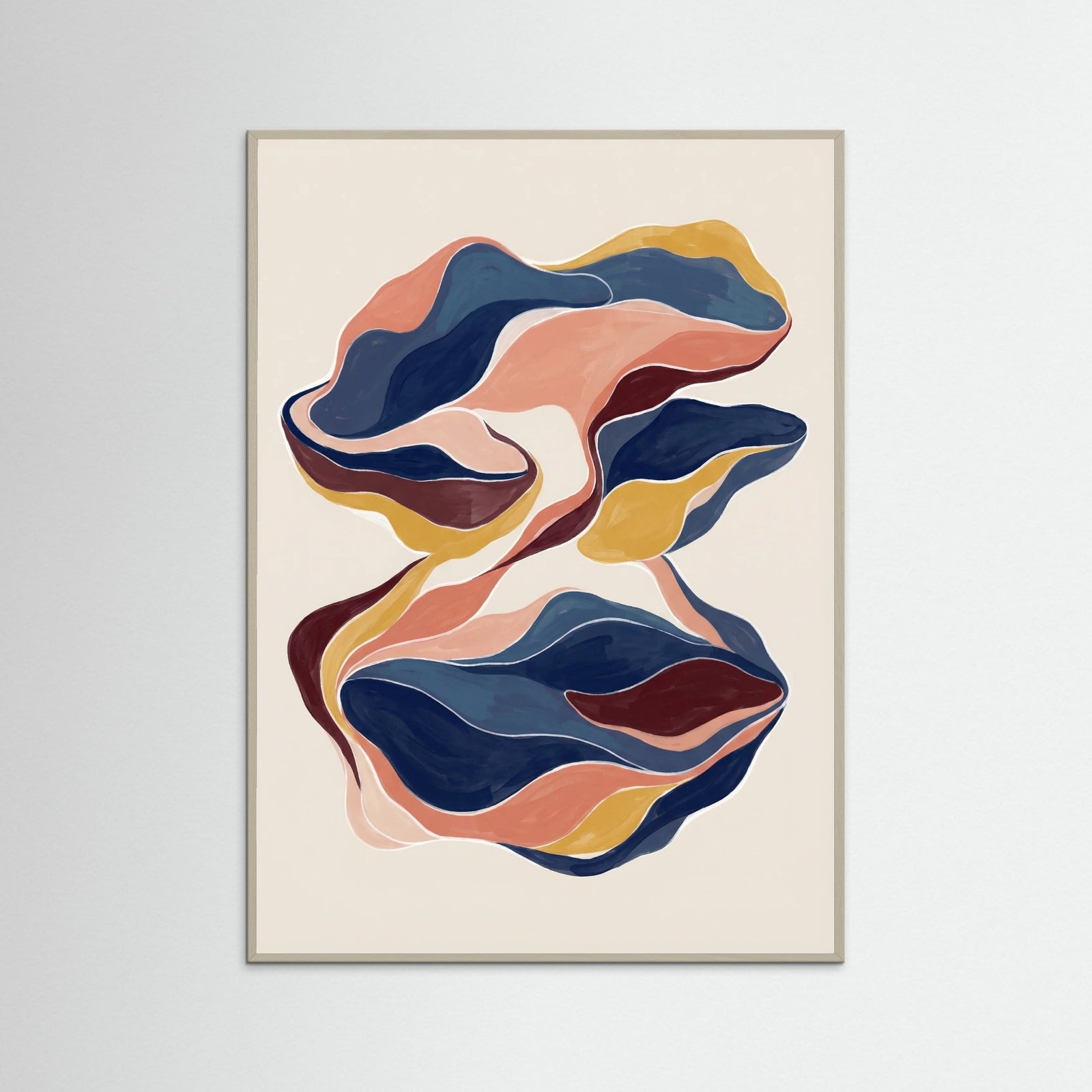 Grey Wood Figural Currents