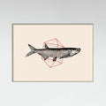 Fish In Geometrics Nº2 Poster – plakat og kunsttryk