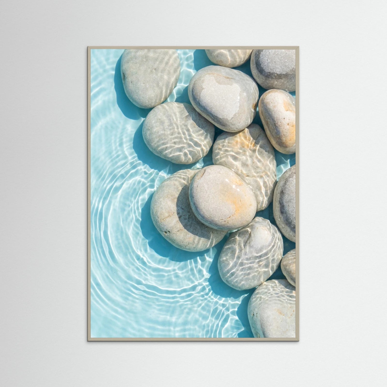 Grey Wood Floating Petals