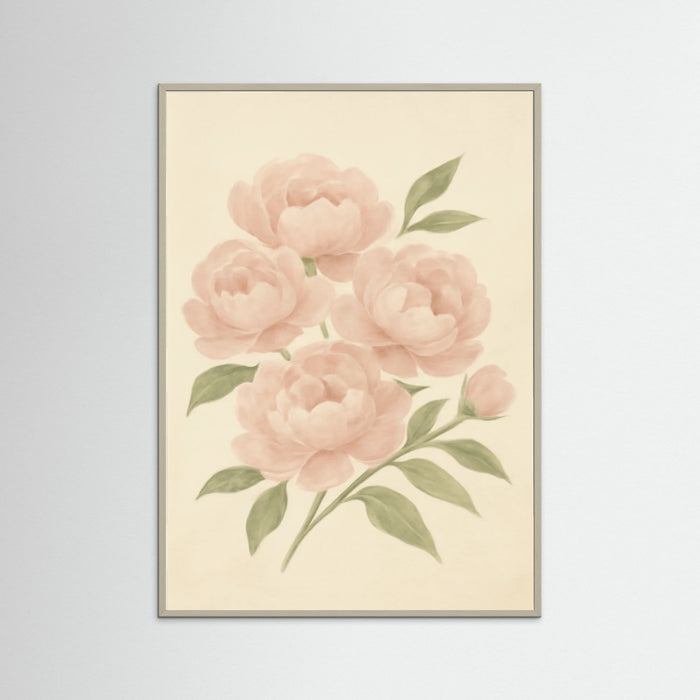 Grey Wood Floral Repose
