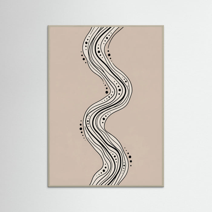 Grey Wood Flowing Connections