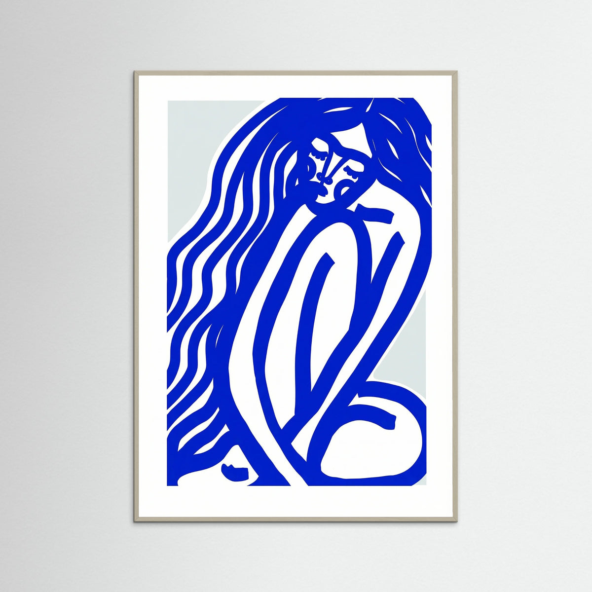 Grey Wood Flowing Form