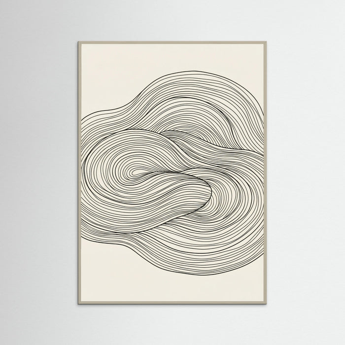 Grey Wood Flowing Forms