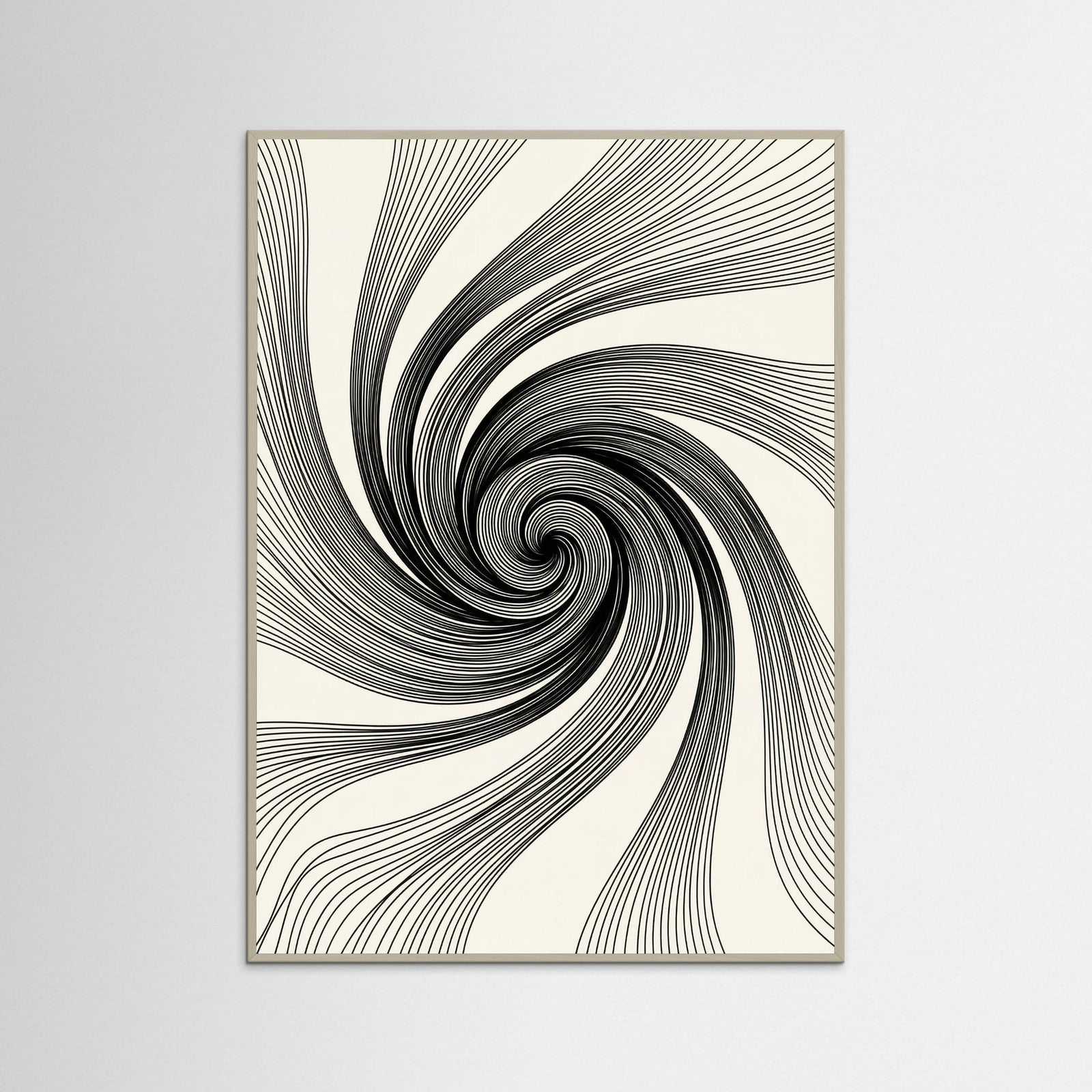 Grey Wood Flowing Rhythm