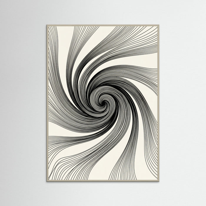 Grey Wood Flowing Rhythm
