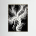 Grey Wood Flowing Serenity