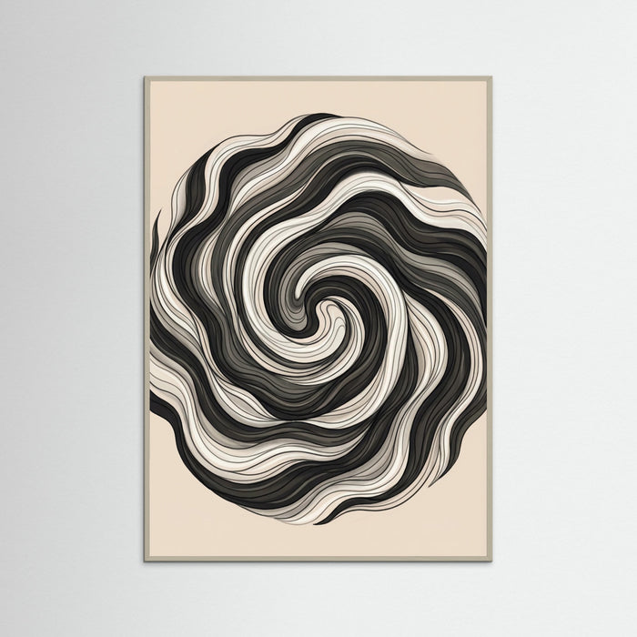 Grey Wood Flowing Strands
