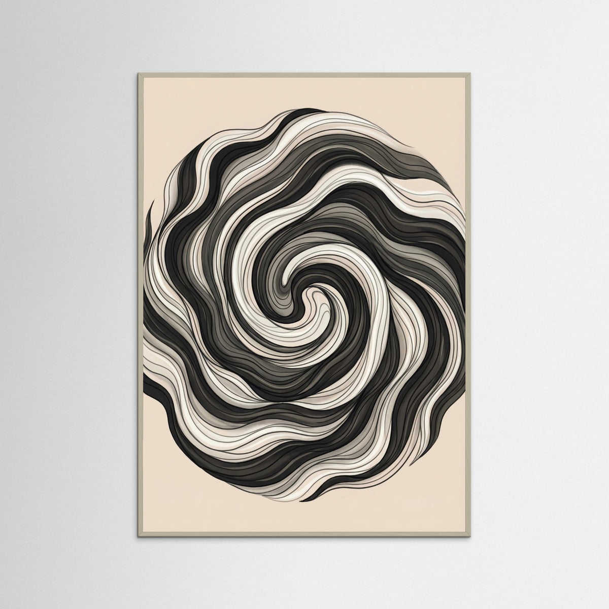 Grey Wood Flowing Strands