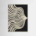 Grey Wood Fluid Contours