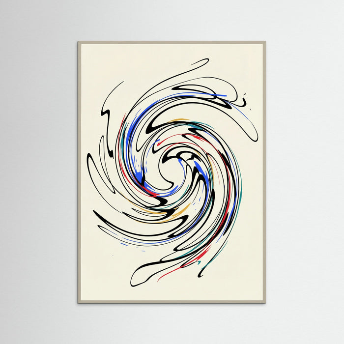 Grey Wood Fluid Contours
