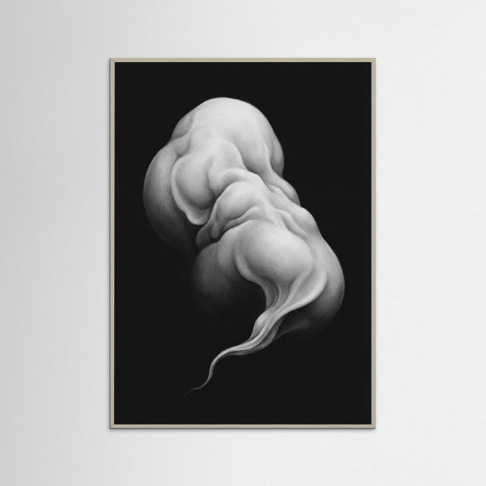 Grey Wood Fluid Forms