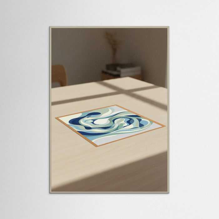 Grey Wood Fluid Forms