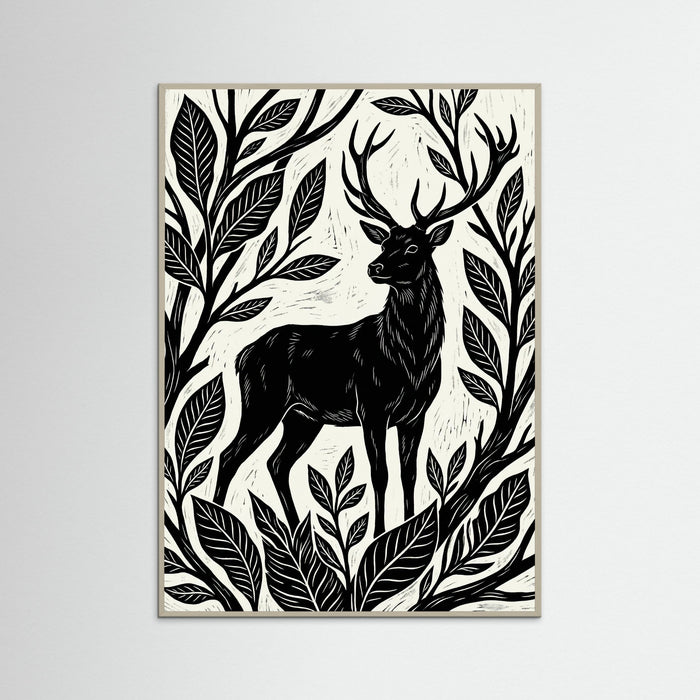 Grey Wood Forest Companions Black