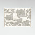 Grey Wood Fractured Light 2 Poster