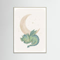 Grey Wood Friendly Dino Moon