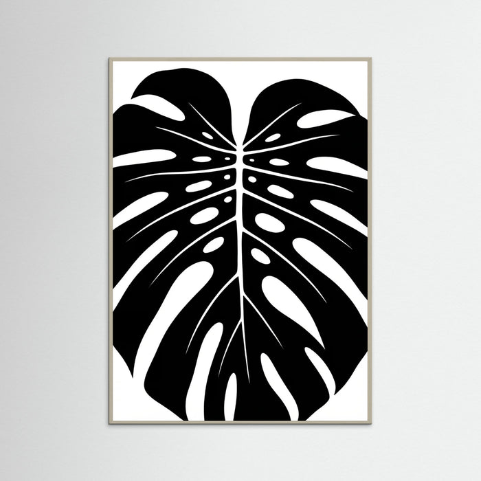 Grey Wood Frond Silhouettes