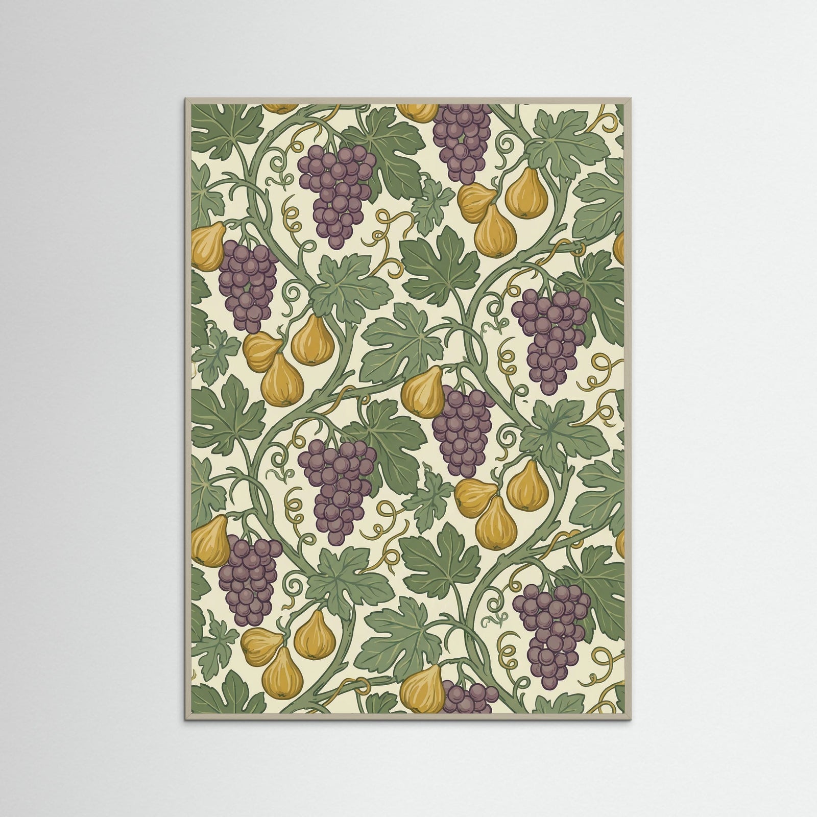 Grey Wood Garden Trellis Motif