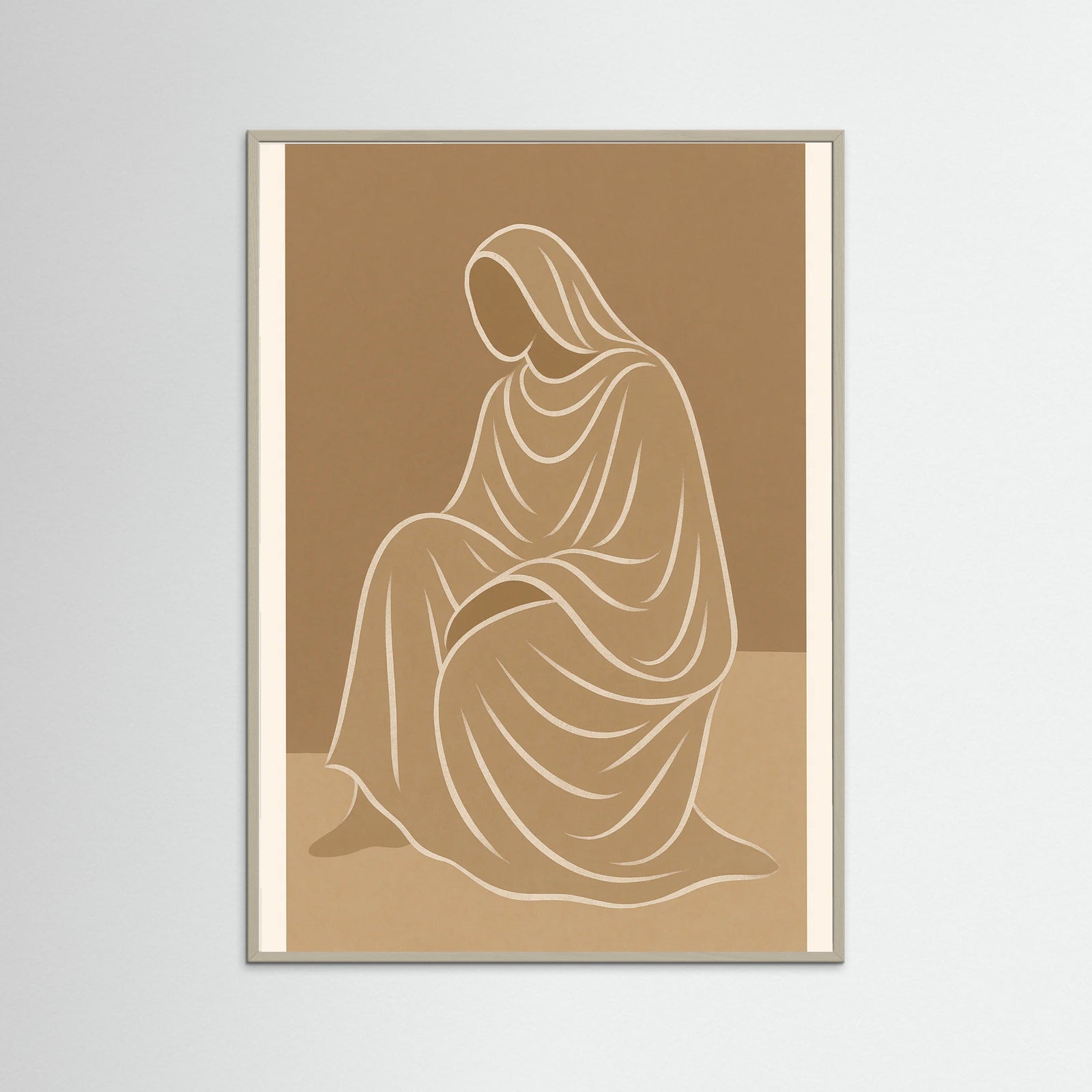 Grey Wood Gentle Contours