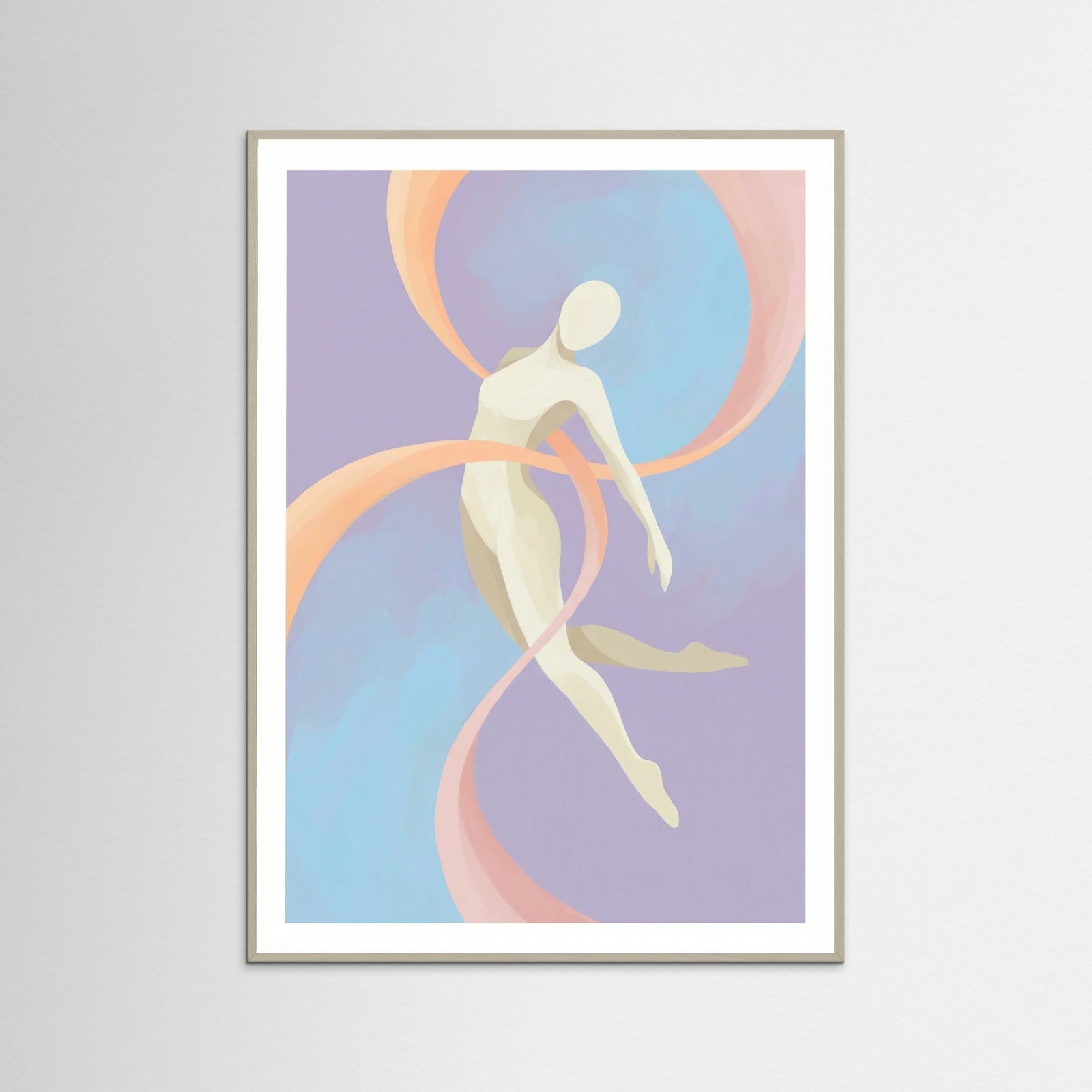 Grey Wood Gentle Embrace Blue