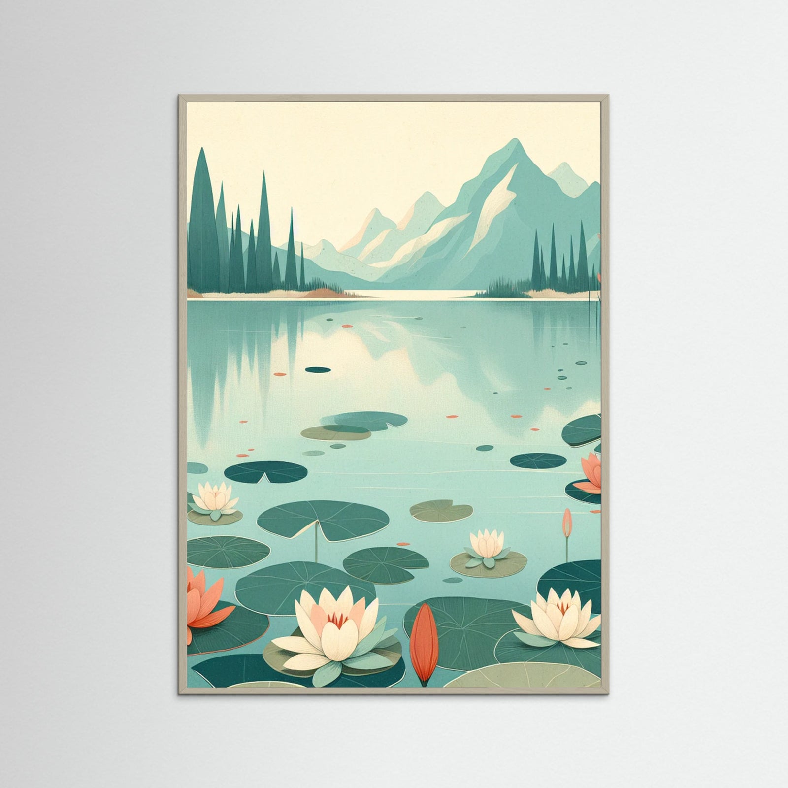 Grey Wood Gentle Waters