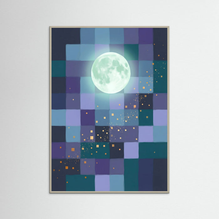 Grey Wood Geometric Serenity