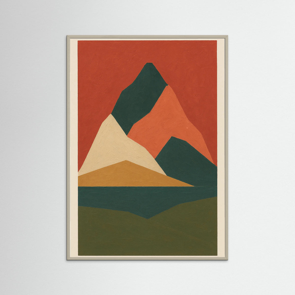 Grey Wood Geometric Wilderness