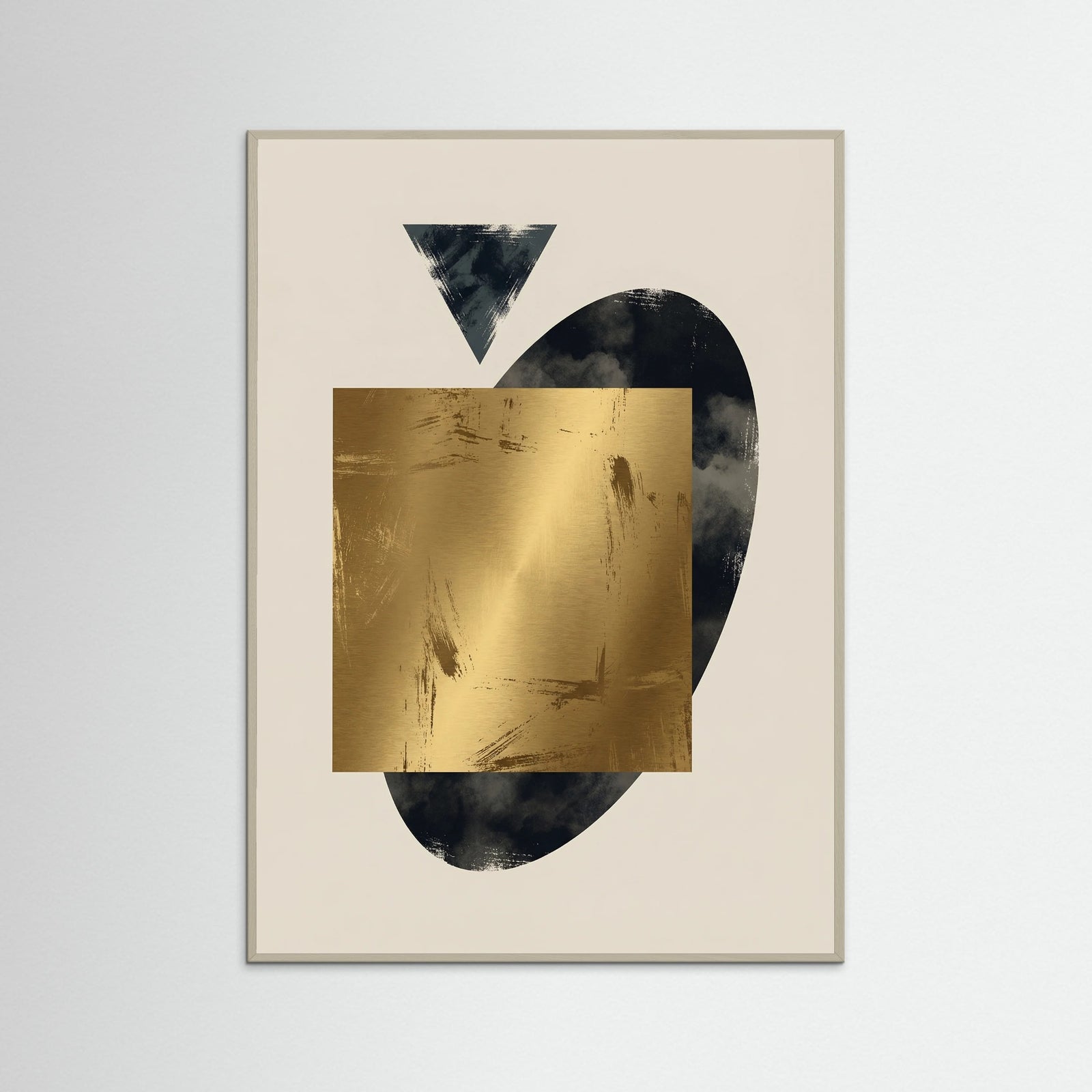 Grey Wood Golden Balance Beige