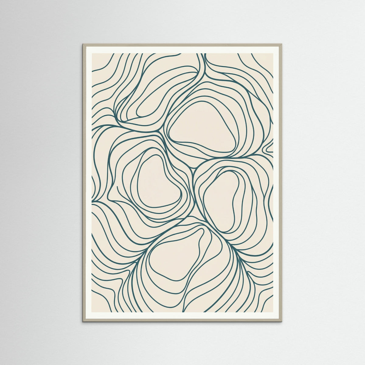 Grey Wood Golden Flow