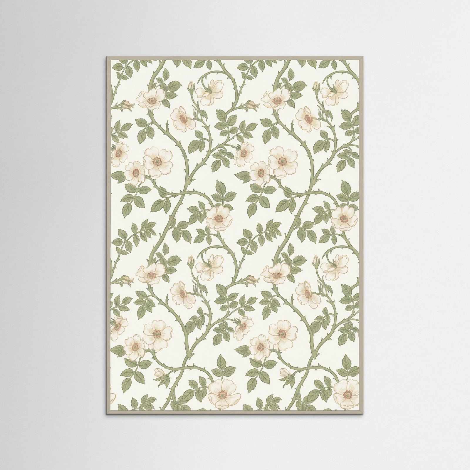 Grey Wood Golden Fruit Ornament