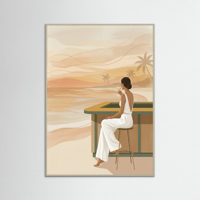 Grey Wood Golden Hour Lounge