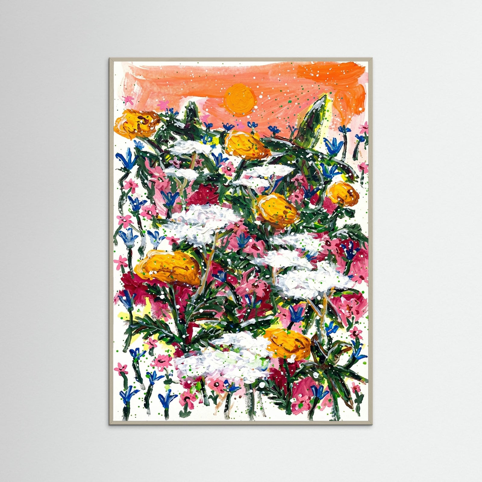 Grey Wood Golden Hour Meadow